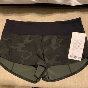 Lululemon Camo shorts -NWT